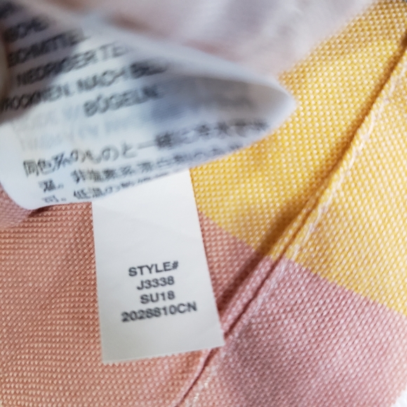 Madewell Button-Back Tie Tee in Sherbet Stripe - Picture 7 of 7